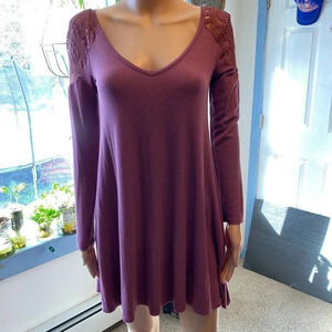 American Eagle Soft Comfortable Stretchy  Long Sleeves Top Dress Women Size S